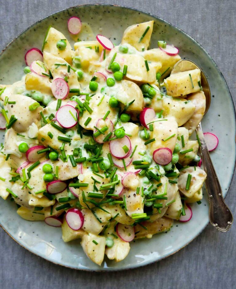 Vegansk Kartoffelsalat Opskrift på klassisk salat med kartofler