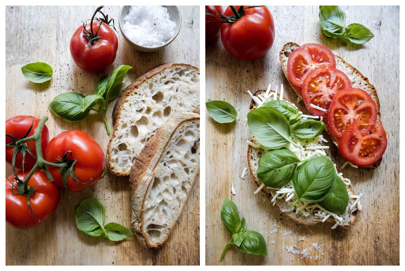 sådan laves veganske panini og sandwich med tomat