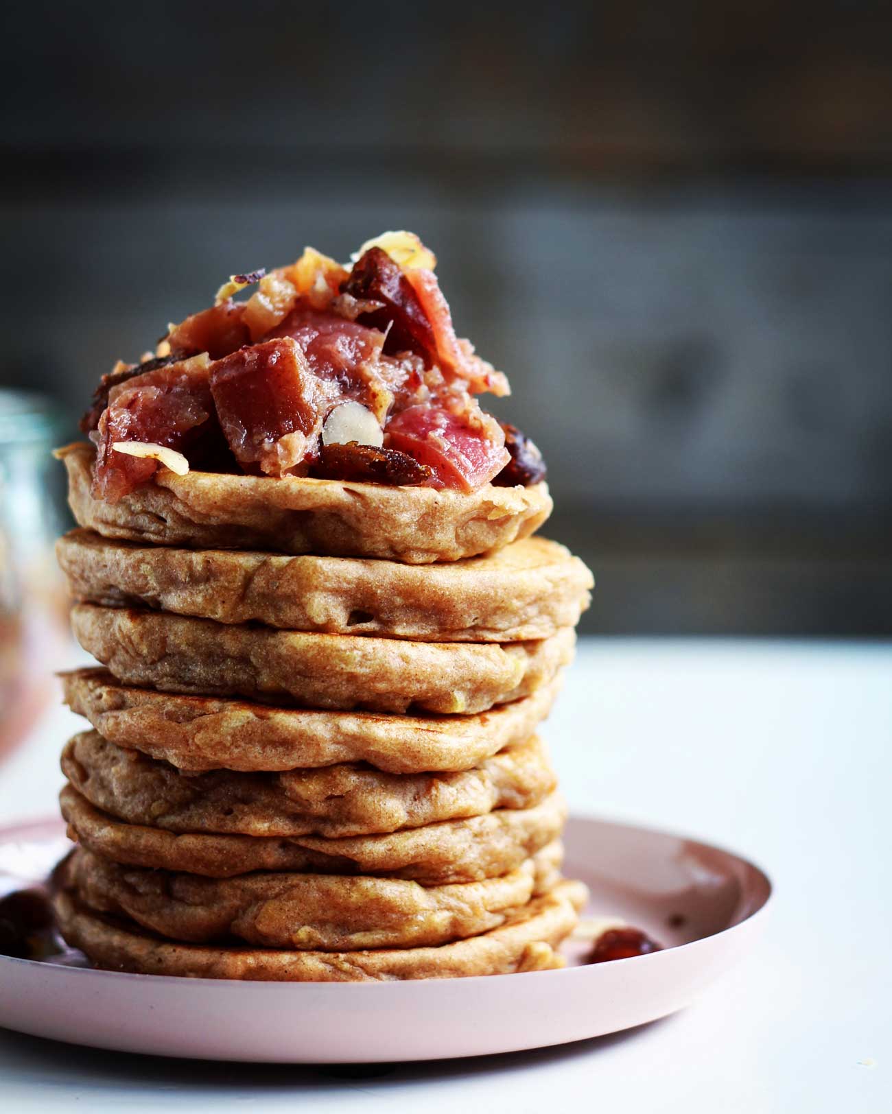 pandekager med æble vegansk opskrift på pandekager