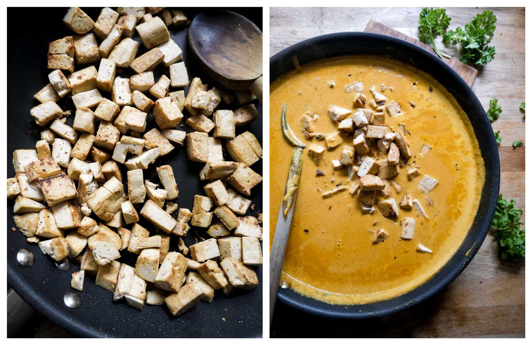 tofu til tikka masala indisk gryderet