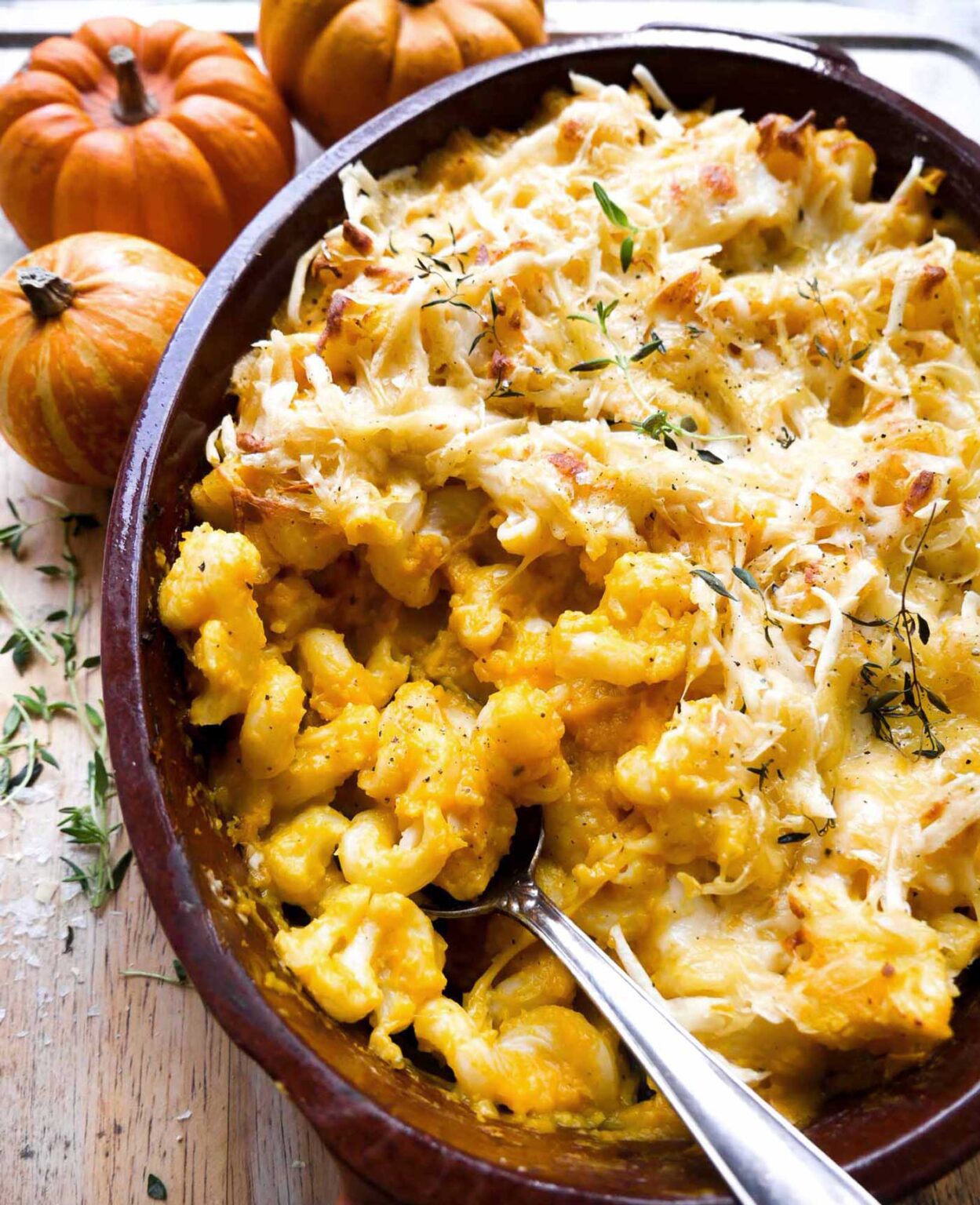 Græskar mac and cheese Vegansk opskrift på cremet Mac'n'Cheese