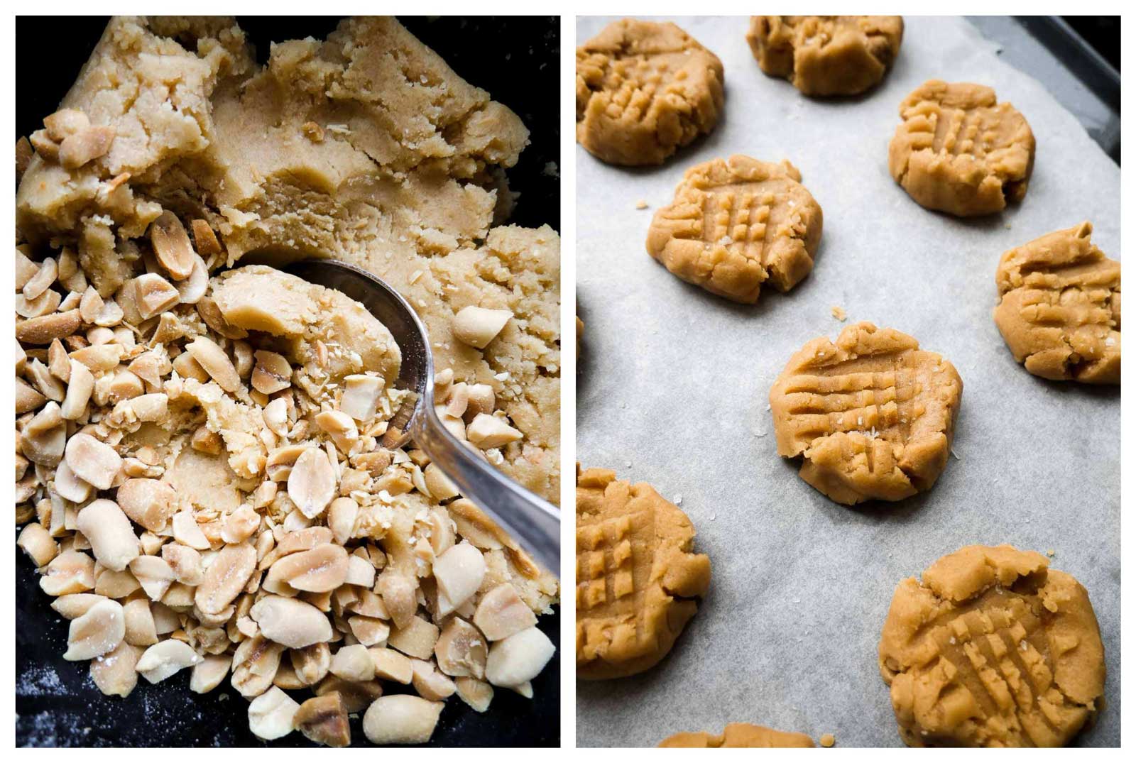 veganske kager og småkager med peanuts