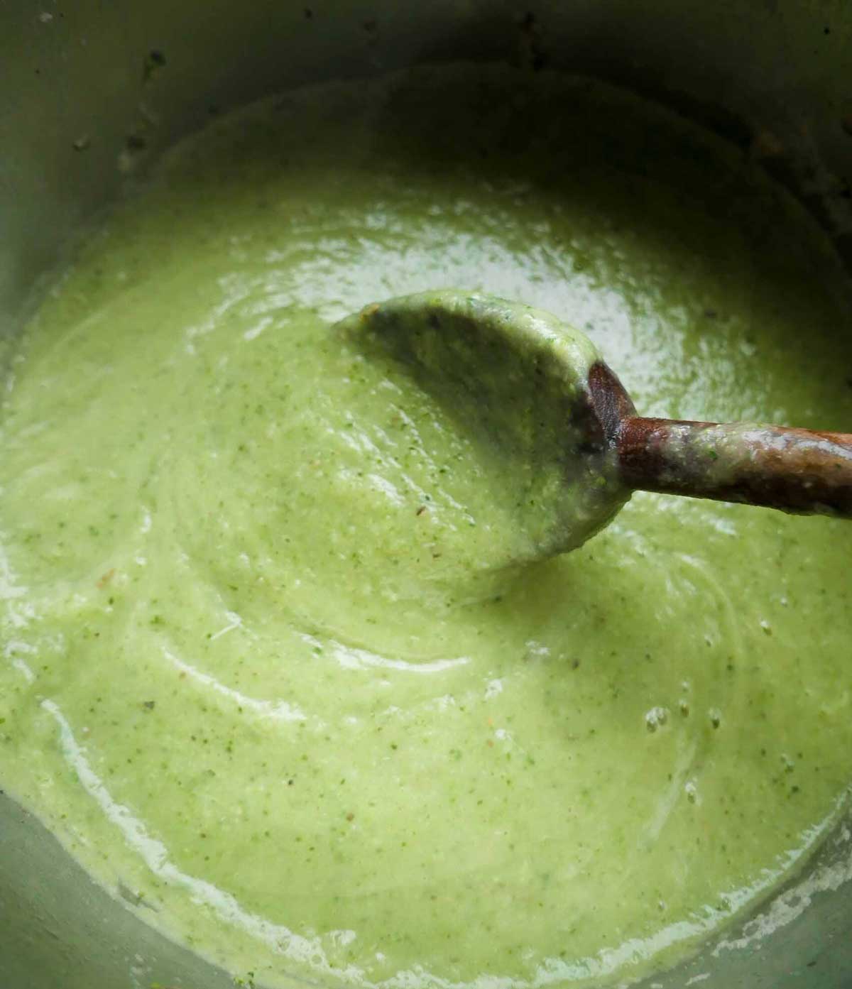 cremet broccoli suppe sund vegansk aftensmad