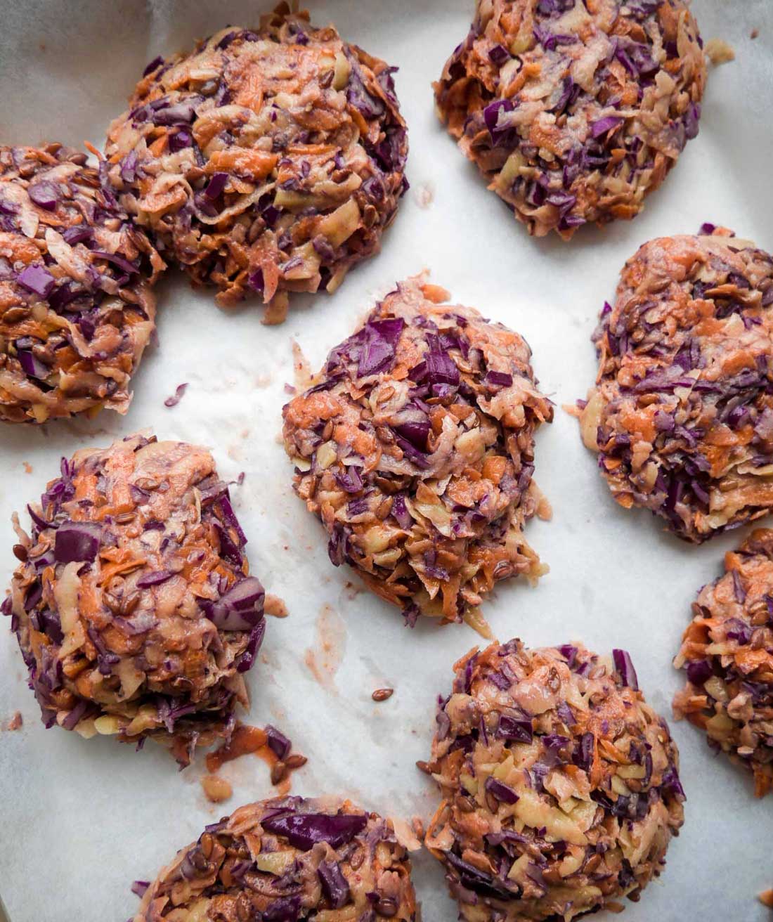 rösti frikadeller med rødkål og gulerødder