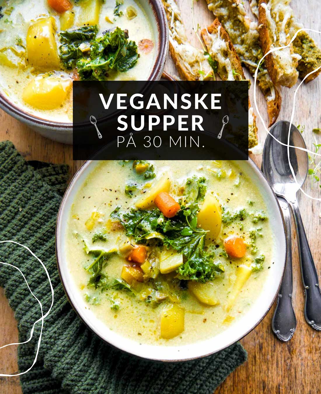 veganske supper nemme opskrifter til suppe med grøntsager