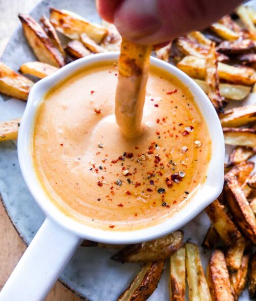 Vegansk chili mayo Opskrift på hjemmelavet chilimayo på 5 minutter