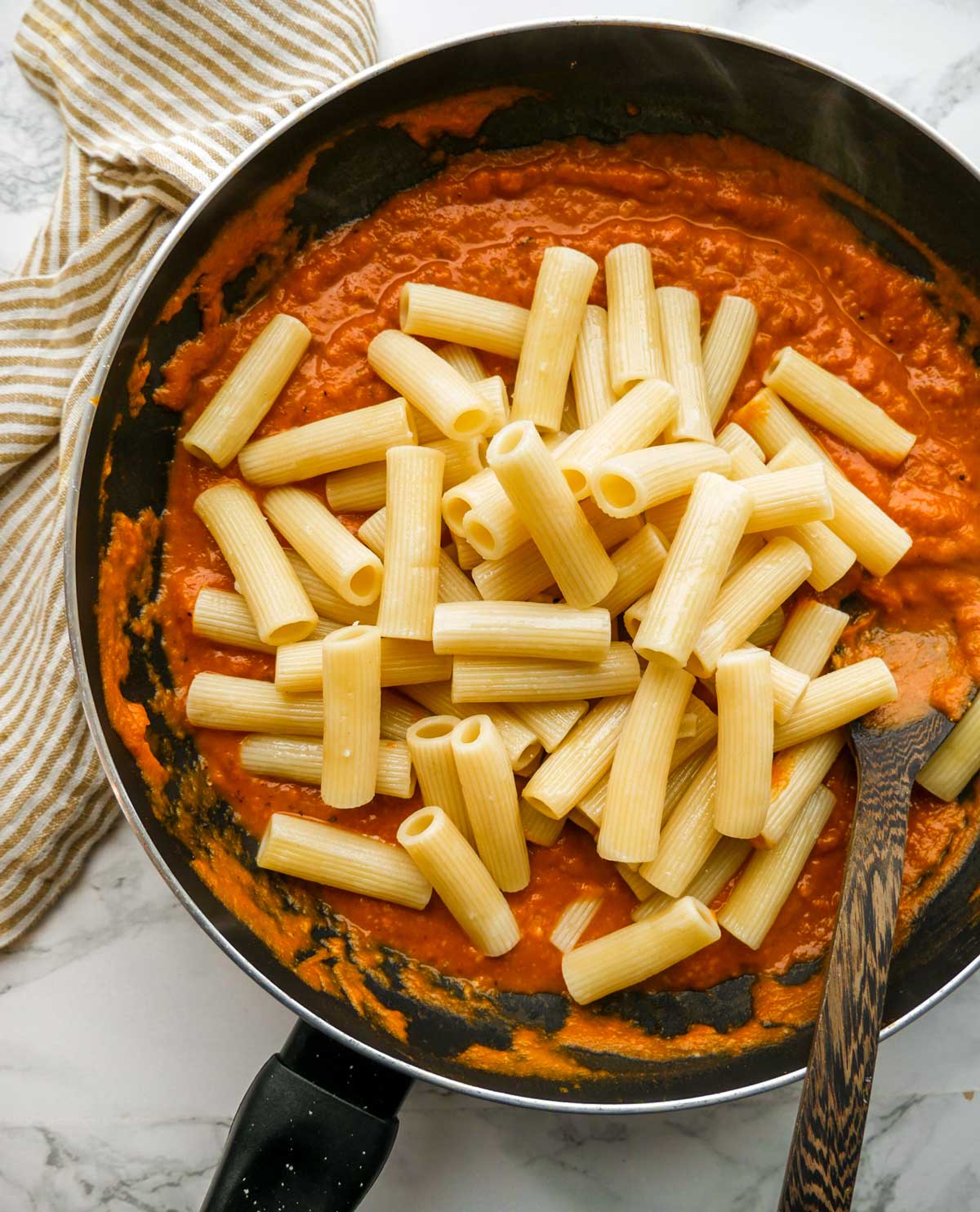 pastaopskrift med græskarsauce perfekt efterårs pasta