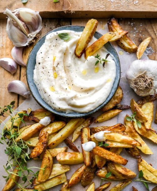 Vegansk aioli Opskrift på lækker dip og hvidløgsmayo på 5 minutter