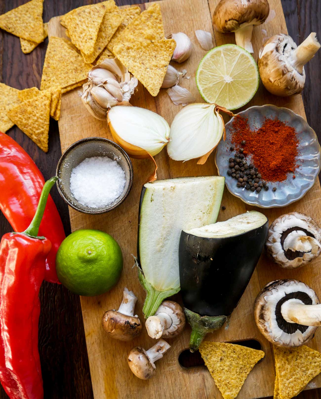 krydderier til vegansk mexicansk mad