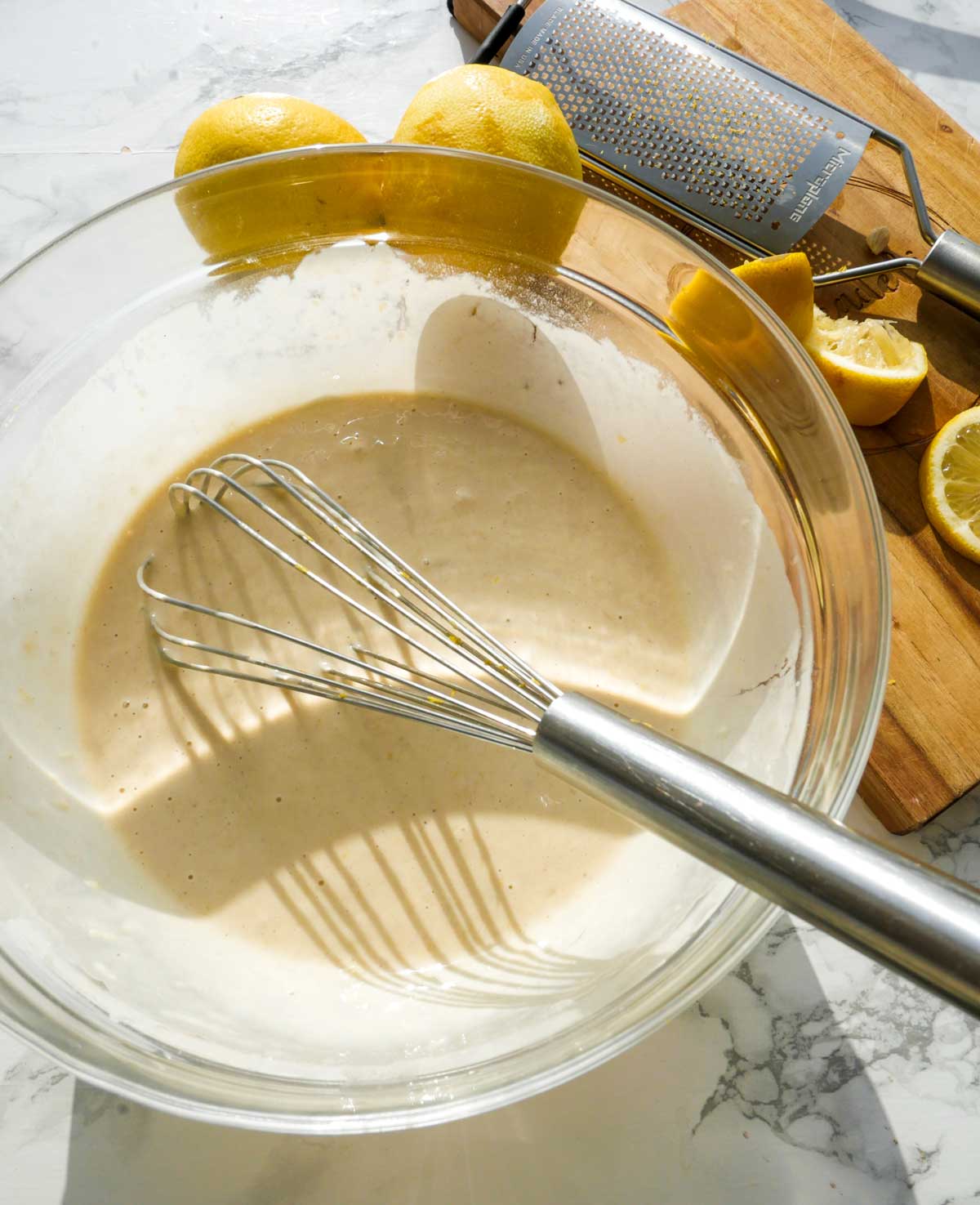 ingredienser til pandekager med citron
