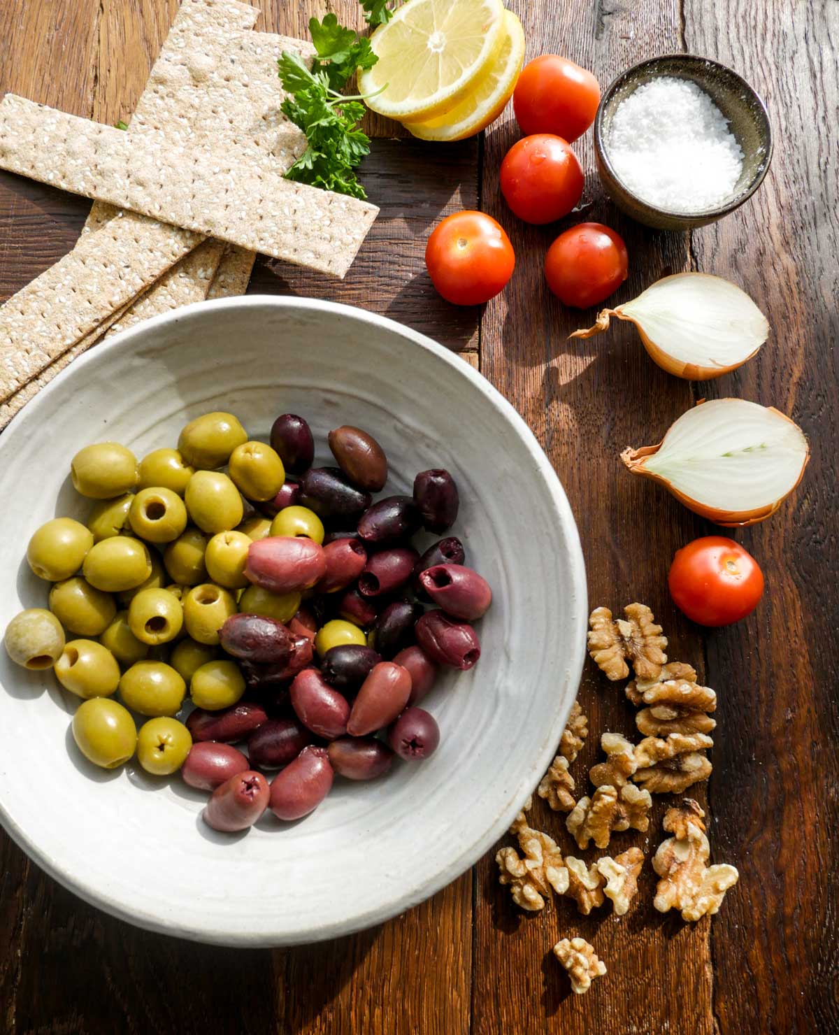 oliven til tapas og forret snacks