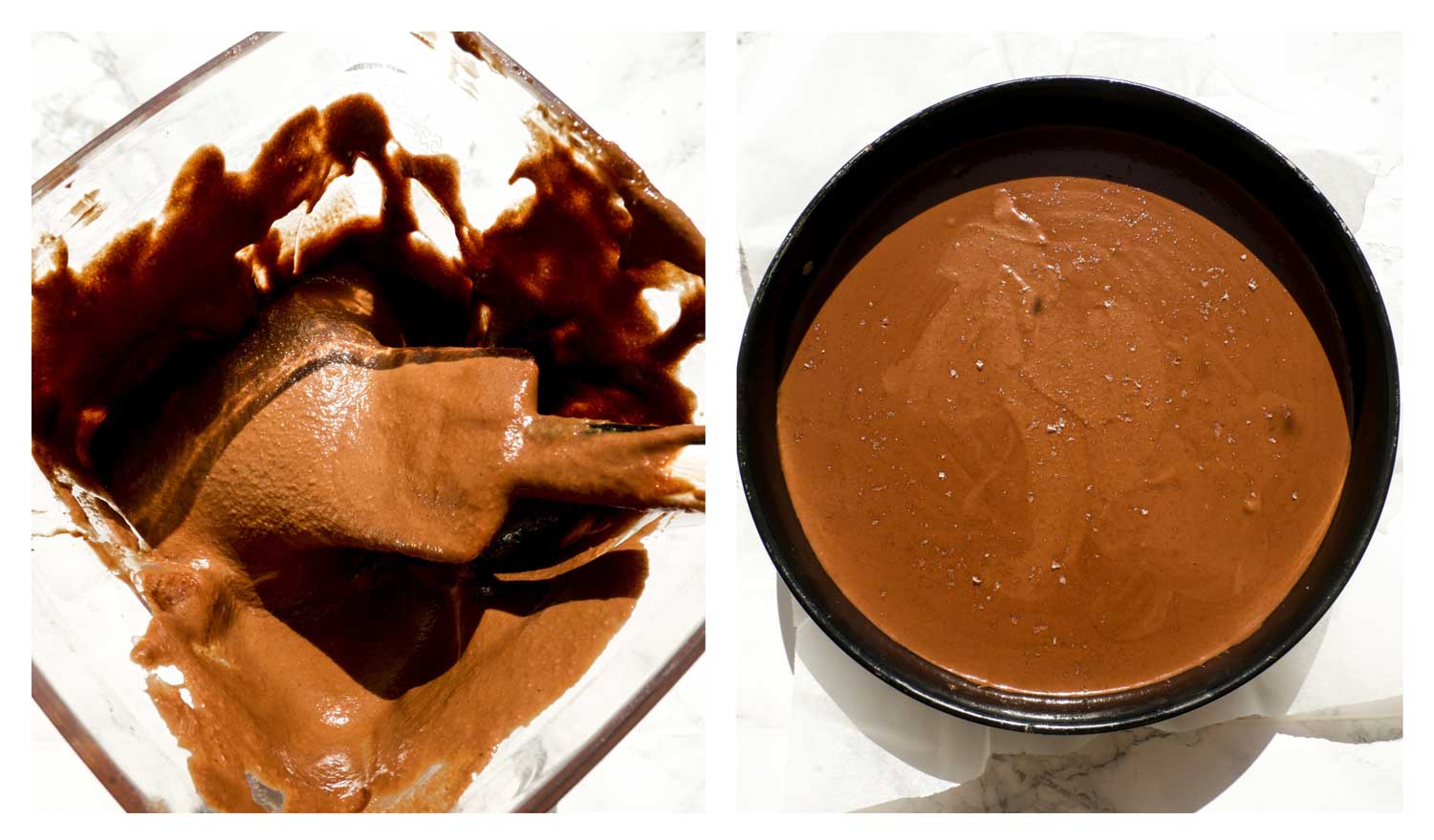 mørk chokolade mousse til vegansk og glutenfri kageopskrift