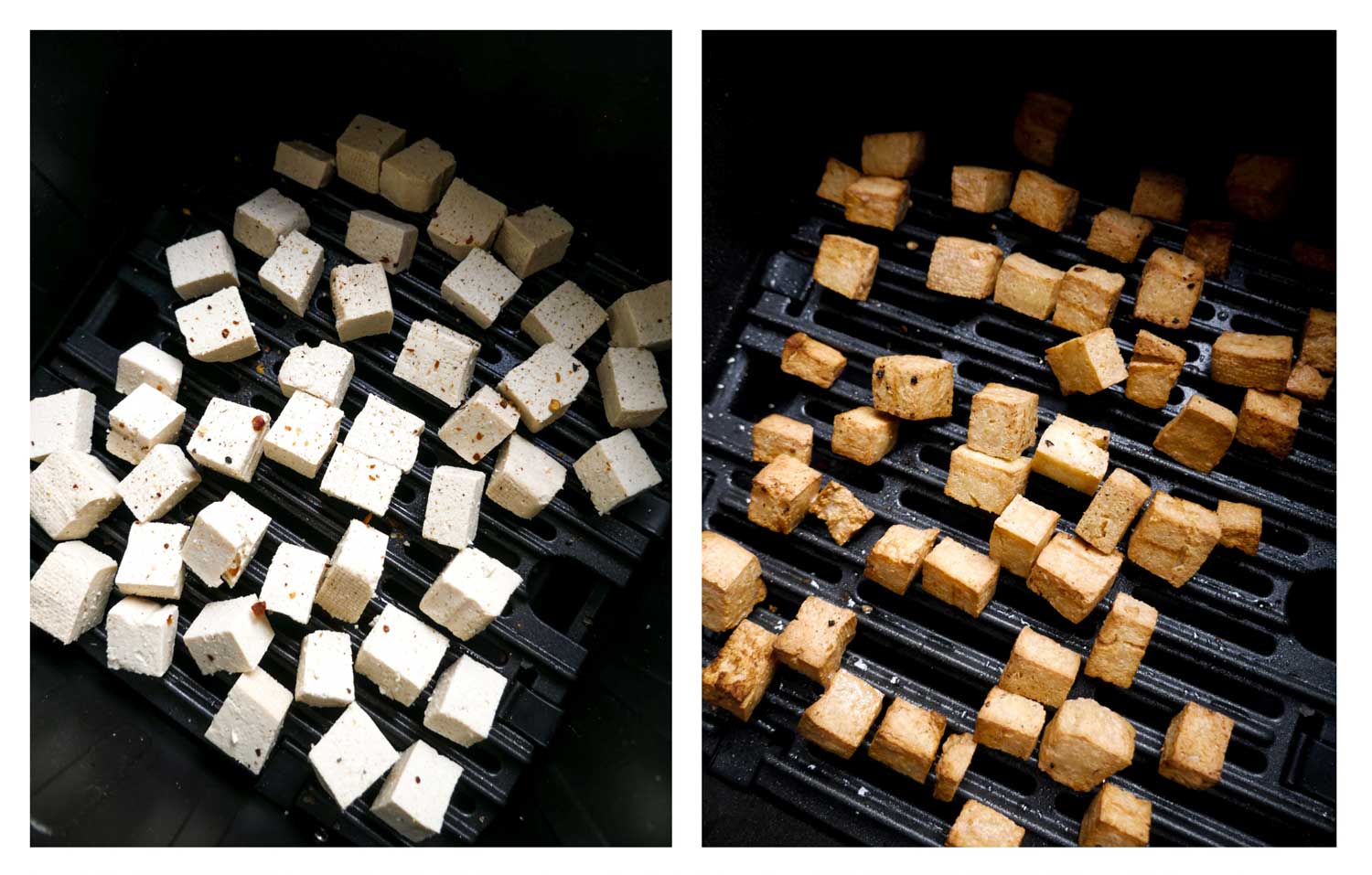 opskrift på tofu i airfryer tern sprød tofu